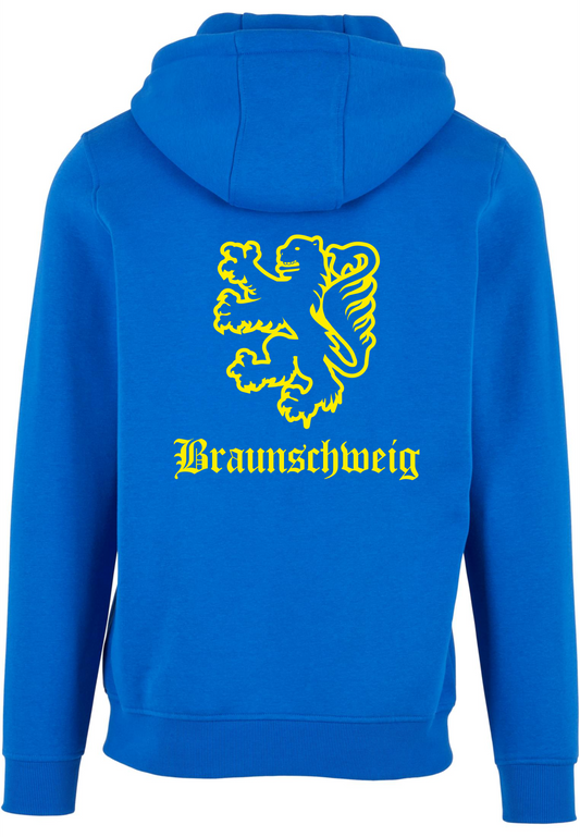BS Zipper - Braunschweig Jacke - "Blau & Gelb"